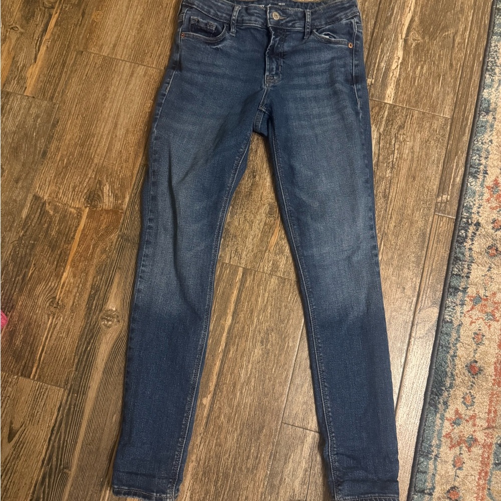 Old Navy Women's Dark Blue Skinny Jeans